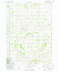 Ovid East Michigan Historical topographic map, 1:24000 scale, 7.5 X 7.5 Minute, Year 1974
