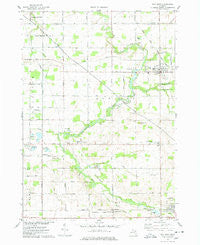 Ovid West Michigan Historical topographic map, 1:24000 scale, 7.5 X 7.5 Minute, Year 1974