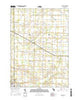 Ovid East Michigan Current topographic map, 1:24000 scale, 7.5 X 7.5 Minute, Year 2016