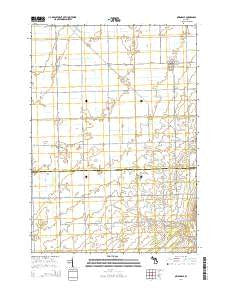 Owendale Michigan Historical topographic map, 1:24000 scale, 7.5 X 7.5 Minute, Year 2014