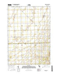 Owendale Michigan Current topographic map, 1:24000 scale, 7.5 X 7.5 Minute, Year 2016