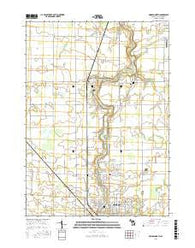 Owosso North Michigan Current topographic map, 1:24000 scale, 7.5 X 7.5 Minute, Year 2016