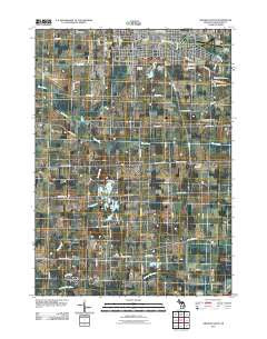 Owosso South Michigan Historical topographic map, 1:24000 scale, 7.5 X 7.5 Minute, Year 2011