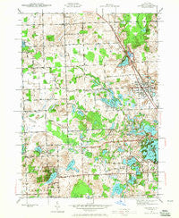 Oxford Michigan Historical topographic map, 1:24000 scale, 7.5 X 7.5 Minute, Year 1943
