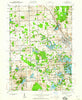 Oxford Michigan Historical topographic map, 1:24000 scale, 7.5 X 7.5 Minute, Year 1943