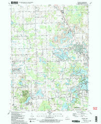 Oxford Michigan Historical topographic map, 1:24000 scale, 7.5 X 7.5 Minute, Year 1991