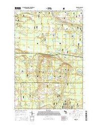 Ozark Michigan Historical topographic map, 1:24000 scale, 7.5 X 7.5 Minute, Year 2014