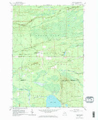 Ozark NE Michigan Historical topographic map, 1:24000 scale, 7.5 X 7.5 Minute, Year 1964