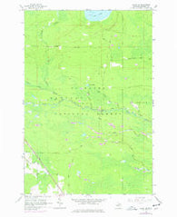 Ozark SE Michigan Historical topographic map, 1:24000 scale, 7.5 X 7.5 Minute, Year 1964