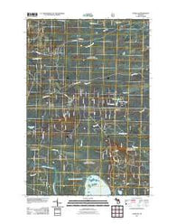 Ozark NE Michigan Historical topographic map, 1:24000 scale, 7.5 X 7.5 Minute, Year 2011