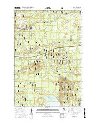 Ozark NE Michigan Current topographic map, 1:24000 scale, 7.5 X 7.5 Minute, Year 2017