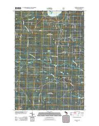 Ozark SE Michigan Historical topographic map, 1:24000 scale, 7.5 X 7.5 Minute, Year 2011
