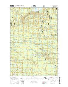 Ozark SE Michigan Historical topographic map, 1:24000 scale, 7.5 X 7.5 Minute, Year 2014
