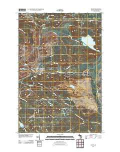 Palmer Michigan Historical topographic map, 1:24000 scale, 7.5 X 7.5 Minute, Year 2011