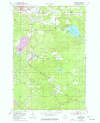 Palmer Michigan Historical topographic map, 1:24000 scale, 7.5 X 7.5 Minute, Year 1952