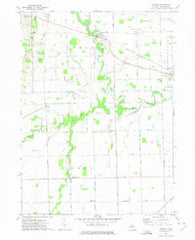 Palmyra Michigan Historical topographic map, 1:24000 scale, 7.5 X 7.5 Minute, Year 1972
