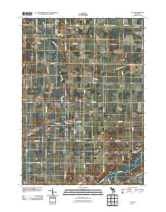 Palo Michigan Historical topographic map, 1:24000 scale, 7.5 X 7.5 Minute, Year 2011