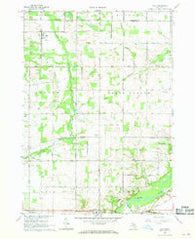 Palo Michigan Historical topographic map, 1:24000 scale, 7.5 X 7.5 Minute, Year 1967