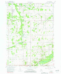 Palo Michigan Historical topographic map, 1:24000 scale, 7.5 X 7.5 Minute, Year 1967