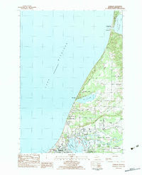 Parkdale Michigan Historical topographic map, 1:25000 scale, 7.5 X 7.5 Minute, Year 1983