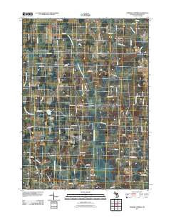Parkers Corners Michigan Historical topographic map, 1:24000 scale, 7.5 X 7.5 Minute, Year 2011