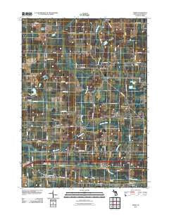 Parma Michigan Historical topographic map, 1:24000 scale, 7.5 X 7.5 Minute, Year 2011