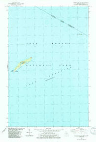 Passage Island Michigan Historical topographic map, 1:24000 scale, 7.5 X 7.5 Minute, Year 1985