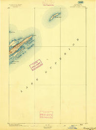 Passage Island Michigan Historical topographic map, 1:62500 scale, 15 X 15 Minute, Year 1895