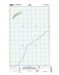 Passage Island Michigan Historical topographic map, 1:24000 scale, 7.5 X 7.5 Minute, Year 2014