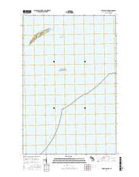 Passage Island Michigan Current topographic map, 1:24000 scale, 7.5 X 7.5 Minute, Year 2017