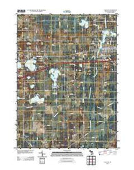 Paw Paw Michigan Historical topographic map, 1:24000 scale, 7.5 X 7.5 Minute, Year 2011