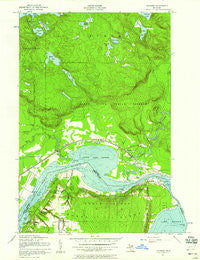 Payment Michigan Historical topographic map, 1:24000 scale, 7.5 X 7.5 Minute, Year 1951