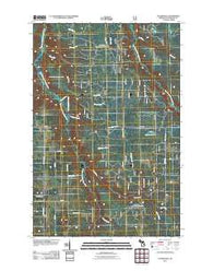 Paynesville Michigan Historical topographic map, 1:24000 scale, 7.5 X 7.5 Minute, Year 2011