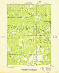 Peacock NE Michigan Historical topographic map, 1:31680 scale, 7.5 X 7.5 Minute, Year 1933