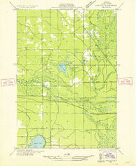 Peacock SE Michigan Historical topographic map, 1:31680 scale, 7.5 X 7.5 Minute, Year 1933