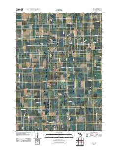 Peck Michigan Historical topographic map, 1:24000 scale, 7.5 X 7.5 Minute, Year 2011