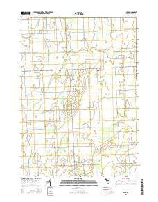 Peck Michigan Historical topographic map, 1:24000 scale, 7.5 X 7.5 Minute, Year 2014