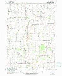 Peck Michigan Historical topographic map, 1:24000 scale, 7.5 X 7.5 Minute, Year 1963