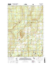 Pelkie Michigan Current topographic map, 1:24000 scale, 7.5 X 7.5 Minute, Year 2016