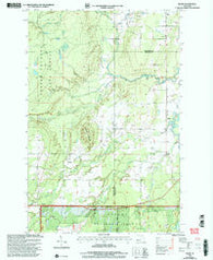 Pelkie Michigan Historical topographic map, 1:24000 scale, 7.5 X 7.5 Minute, Year 1999