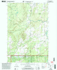 Pelkie Michigan Historical topographic map, 1:24000 scale, 7.5 X 7.5 Minute, Year 1999