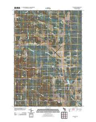 Pellston Michigan Historical topographic map, 1:24000 scale, 7.5 X 7.5 Minute, Year 2011