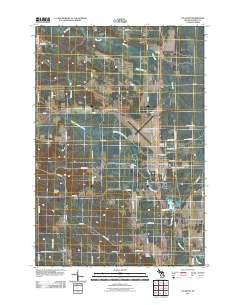 Pellston Michigan Historical topographic map, 1:24000 scale, 7.5 X 7.5 Minute, Year 2011