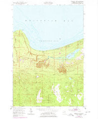 Pendills Lake Michigan Historical topographic map, 1:24000 scale, 7.5 X 7.5 Minute, Year 1951