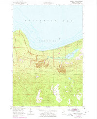 Pendills Lake Michigan Historical topographic map, 1:24000 scale, 7.5 X 7.5 Minute, Year 1951