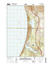Pentwater Michigan Historical topographic map, 1:24000 scale, 7.5 X 7.5 Minute, Year 2014
