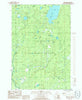Perch Lake Michigan Historical topographic map, 1:24000 scale, 7.5 X 7.5 Minute, Year 1985