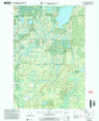 Perch Lake Michigan Historical topographic map, 1:24000 scale, 7.5 X 7.5 Minute, Year 1999