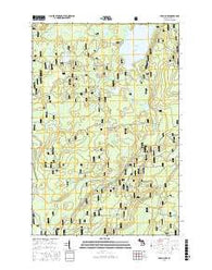 Perch Lake Michigan Current topographic map, 1:24000 scale, 7.5 X 7.5 Minute, Year 2017