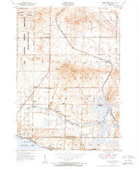 Pere Cheney Michigan Historical topographic map, 1:24000 scale, 7.5 X 7.5 Minute, Year 1951